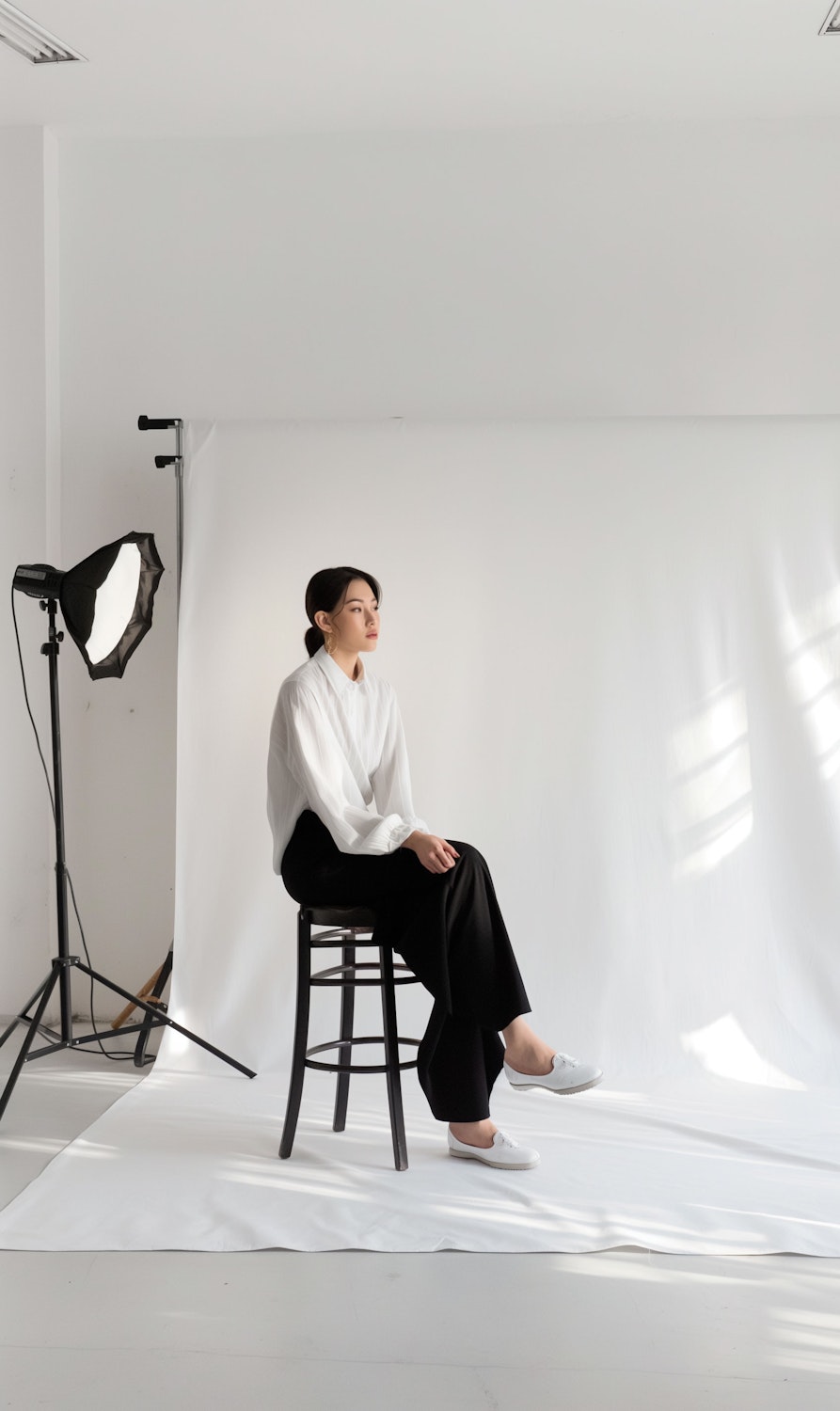 Nadia Ellis in her studio